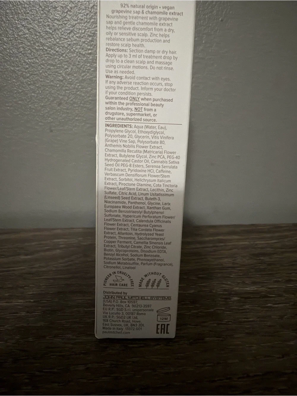 Paul Mitchell Clean Beauty Scalp Therapy Drops - NIB